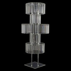 Flower Stand for Wedding, Crystal Flower Stand 5-Tier US US