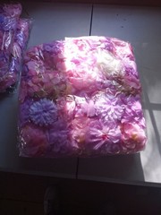 Beautifull Artifical Flower Wall Panels 12 Pieces 12x12in