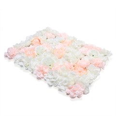 5x Artificial Flower Wall Panels Wedding Party DIY Silk Flowers Backdrop Decor