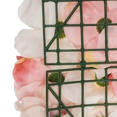 20 Pieces Flower Wall Panel Artificial Floral Backdrop Wall Decoration Backdrop