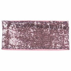 10/25/50/100Pcs Spandex Stretch Sequin Chair Sashes Bow Band Wedding Party Decor