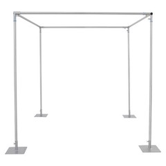4 Post Outdoor Wedding Party Stand Adjustable Hardware Kit Backdrop Decor