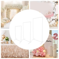 Rectangular Metal Backdrop Stand Rectangular Balloon Frame, Metal Backdrop Stand