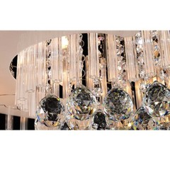 10Pcs One Hole Clear K9 Crystal Prisms Chandelier Lamp Parts Party Decorations