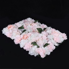 60x40cm 6 Pieces Artificial Flower Wall Panel Wedding Venue Rose Hydrangea Wall
