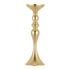 Uimoso 16 PCS Wedding Flower Vase 15in Tall Crystal Table Centerpieces Gold