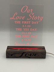 wedding Custom Made Led sign custom