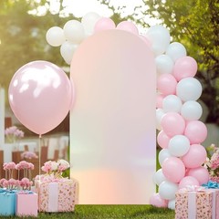 Arched Balloon Stand Covers Wedding Backdrop Cover Photography Background