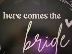 Here Comes the Bride Sign Décor Ring Bearer or Flower Girl Accessory