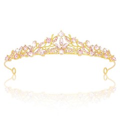 CURASA Black Crystal Queen Crown, Gothic Bridal Tiara, Wedding Headpiece