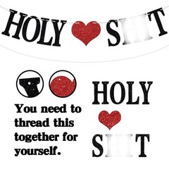 Holy You’re 41 Banner – Funny Happy 41st Birthday Bunting Sign, Cheers to 41 …