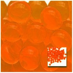 Orange Vase Filler Beads 4oz Bag Makes 3 Gallons – Water Storing Gel