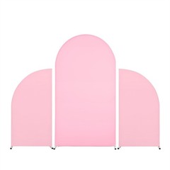 Set of 3 Wedding Arch Cover 2-Sided U-Shaped Spandex Arch Backdrop Cover Decor