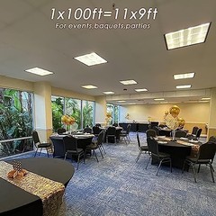 100ft Metallic Mesh Sheer Table Runner Roll – Extra Long Table 1pc（100 ft） Gold