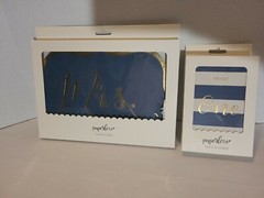 Wedding Decorations Chair Signs Navy Mr. & Mrs. and 24 Table Numbers Set of 2