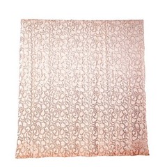 8ft x 8ft Rose Gold Tulle Backdrop CURTAIN Drape Panel Embroidered Sequins Event