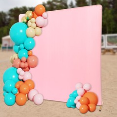 Golden Backdrop Stand Metal Background Decoration Kit For Wedding/Ceremony/Party