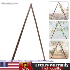 Natural Wooden Wedding Rack Backdrop Diy Flowers Frame Stand Background Decor