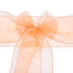 10/20/50/100 Pcs Organza Chair Cover Sash Bow Wedding Party Venue Decoration