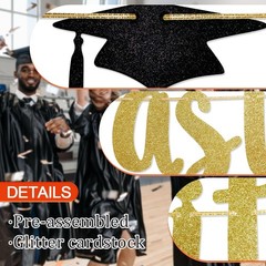Mastered It 2026 Banner, Graduation Sign, Class of 2026 Congrats Grad Party D…