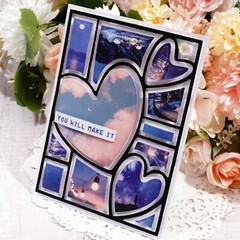 Heart Rectangle Frame Metal Die Cuts,Splicing Rectangular Background Wedding …
