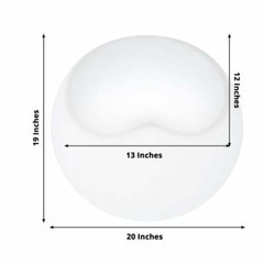 19×20 Assorted Cordless Light Up SAUCER CHAIR LED Furniture Party Decorations