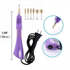 Hotfix Applicator,DIY Hot Fix Rhinestone Setter Applicator Wand Tool Kit Pink