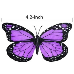 AQUEENLY Monarch Butterfly Decorations Purple Butterflies for Crafts Premium