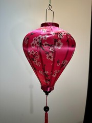 20” AUTHENTIC VIETNAMESE SILK LANTERN — Garlic Umbrella