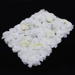 23″ x 15″ Silk Artificial Hydrangea Flower Wall Panels Wedding Decoration 6Pcs
