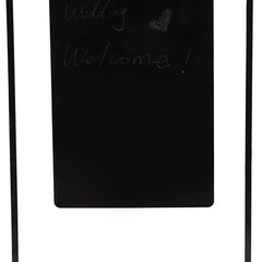 Wedding Welcome Sign Arch Stand Advertising Shelf Rack Billboard Metal 110x75cm