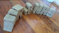 Mr & Mrs Gold Glitter Wood Letter Blocks Decor wedding venue decoration sparkle