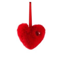 Love Hanging for Decor Soft Plush Fabric Heart-shaped Design Lightweight Charm