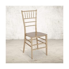Gold Resin Chiavari Stacking Chair Heavy Duty for Event