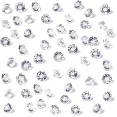 Cristales Falsos, 500 Piezas Mini Diamantes De Cristal Transparente Diamante…