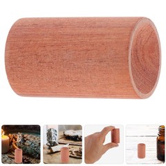 Natural Wood Mini Cylinder Stand for Essential Oil Display Aromatherapy Holder