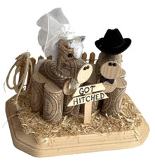 Horse Lovers Western Wedding Table Decoration, 5×7