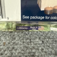 6 Luminary Bags White Snowflake Christmas Luminaria Candle Guide Lights New USA