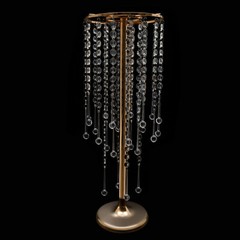 10 Pc Crystal Flower Stand Table Centerpieces For Wedding Gold Flower Holder