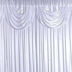 WHITE Decorative BACKDROP 20 10 ft Stage Party Wedding Tradeshow Booth SALE