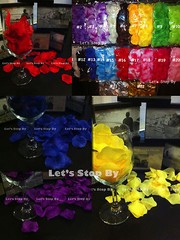 Bulk Silk Rose Petals Color Wedding Party Vase Filler Flower Floral Decoration