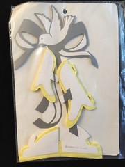 Beistle Vintage 1981 Yellow Honeycomb Wedding Bells Dove Table Decoration NEW