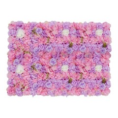 6 Pcs Artificial Floral Panels, Flower Wall Panels For Weddings, Birthdays