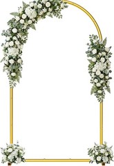 7.2FT Metal Wedding Arch Backdrop Stand,Stable Balloon Arch Frame for Wedding…