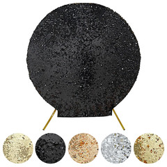 7.5 ft Big Payette Sequin Round Backdrop Stand Cover Wedding Party Decorations