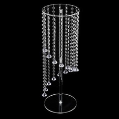 2Pcs Flower Vase Column Flower Stand Tall Vases for Wedding Party Centerpieces