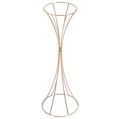 3 pcs Gold Wedding Table Hourglass-shaped Flower Stand For Anniversary Ceremony