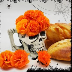 Marigold Flowers Heads Bulk 100Pcs, Silk Artificial Flowers for DIY for Diwal…