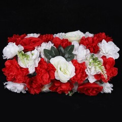 12PCS Silk Flower Wall Panels for Wedding and Event Decoration