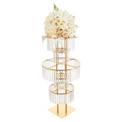5 Tiers Wedding Crystal Flower Stand Wedding Centerpieces Wedding Party Decor